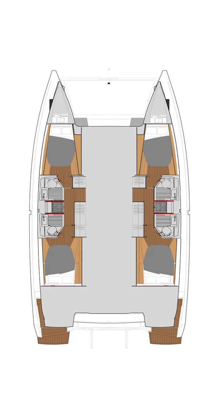 Fountaine Pajot Astrea 42 - 4 + 2 cab. (Princess Kiara)  - 1