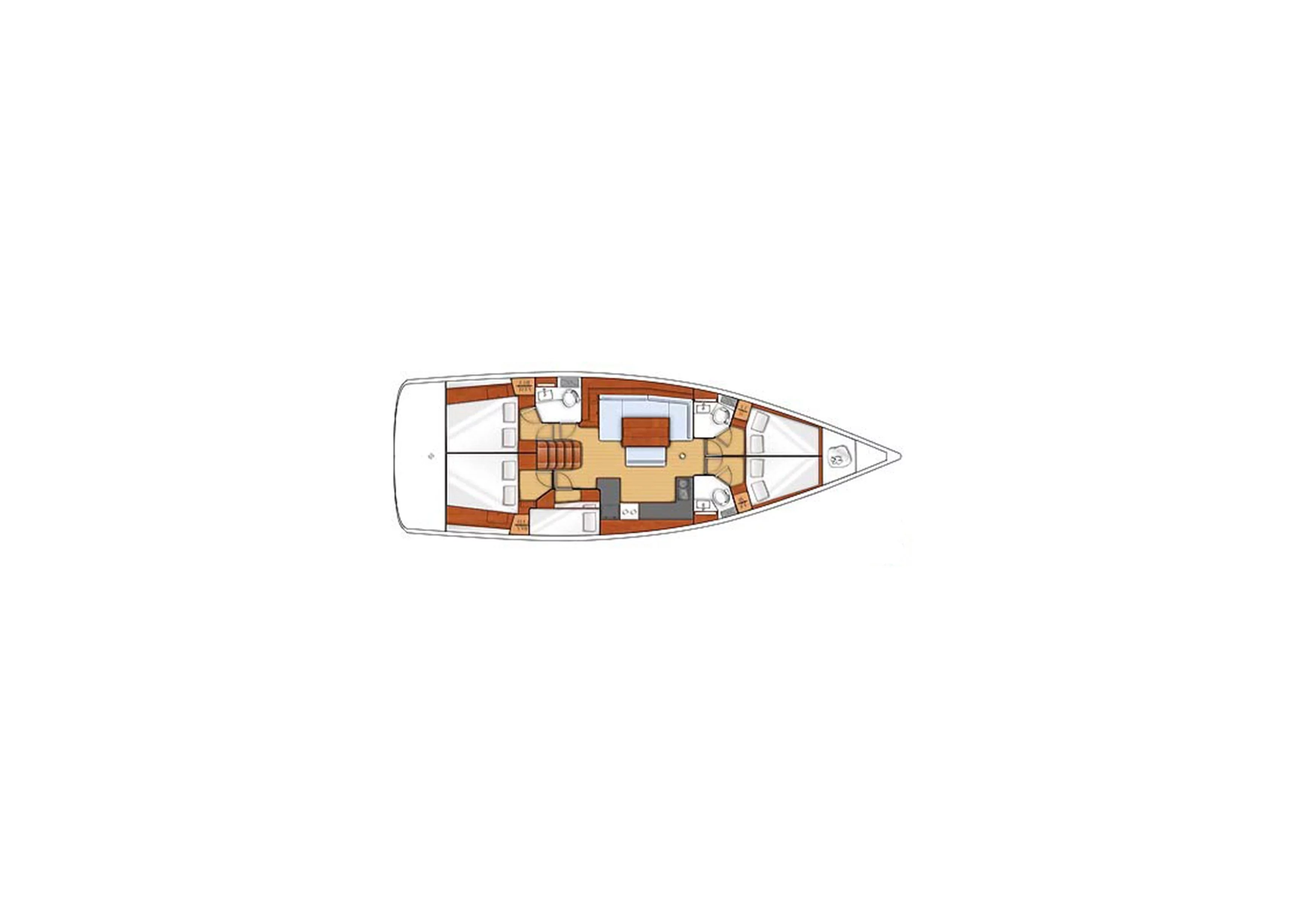 Oceanis 48 - 5 cab. (Pherousa)  - 1