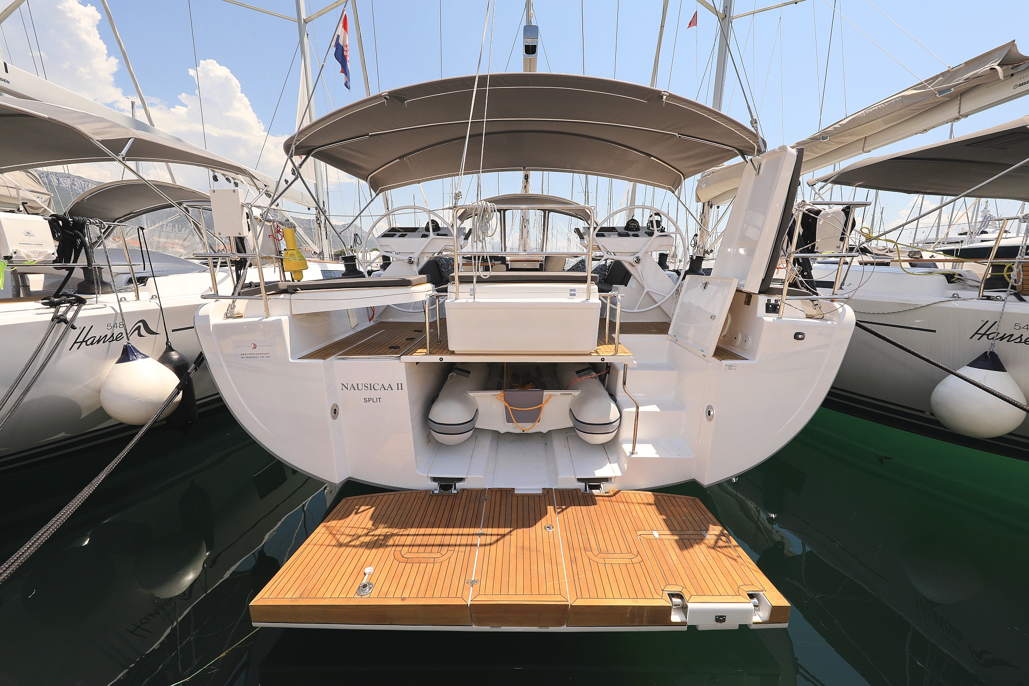 Photo #1 - Hanse 588 - 4 + 1 cab. (Nausicaa II) in Kastela - 29626