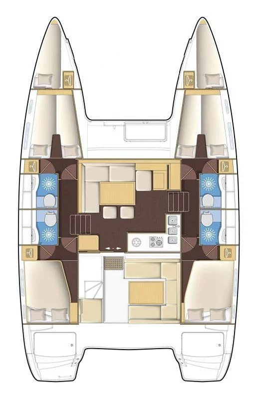 Lagoon 400 S2 - 4 + 2 cab. (Yolamare)  - 1