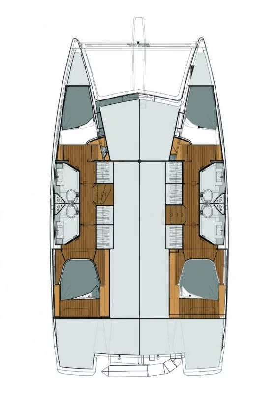 Fountaine Pajot Lucia 40 - 4 cab. (Canopus)  - 1
