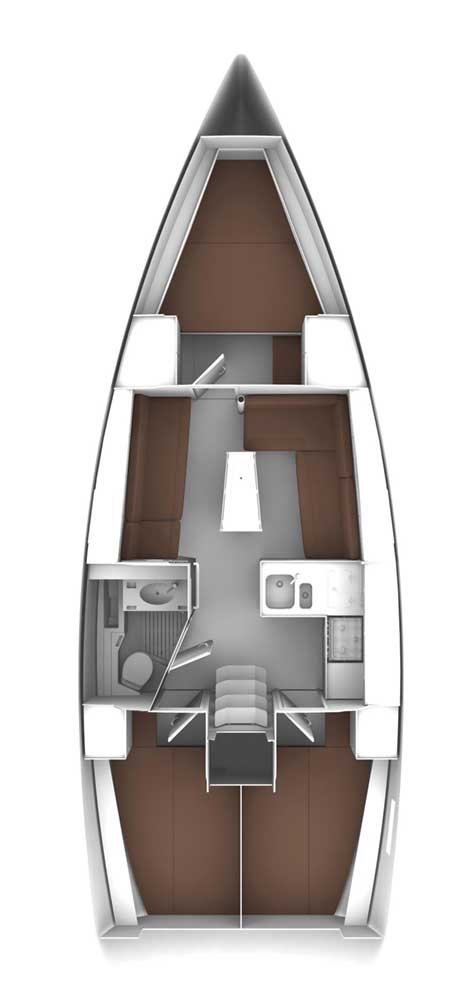 Photo #2 - Bavaria Cruiser 37 - 3 cab. (Emira) en Murter - 29778