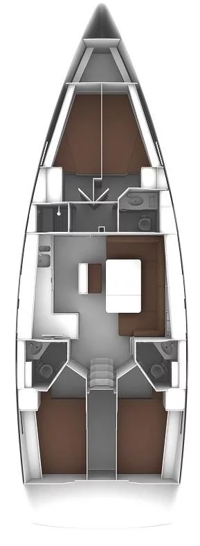 Bavaria Cruiser 46 - 4 cab. (Santiago)  - 1