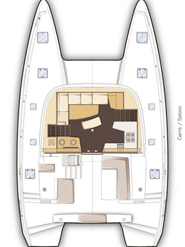 Lagoon 42 - 4 + 2 cab. (Poseidon)  - 2