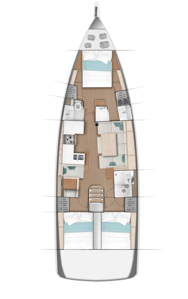 Photo #2 - Sun Odyssey 490 - 3 cab. (Alfader) en Primosten - 29794