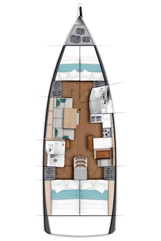 Sun Odyssey 440 (La Baavca 588/2025)  - 1
