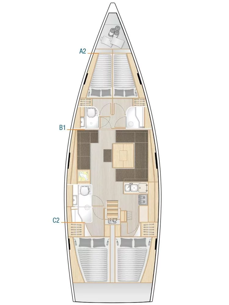 Hanse 458 (Melusine)  - 1