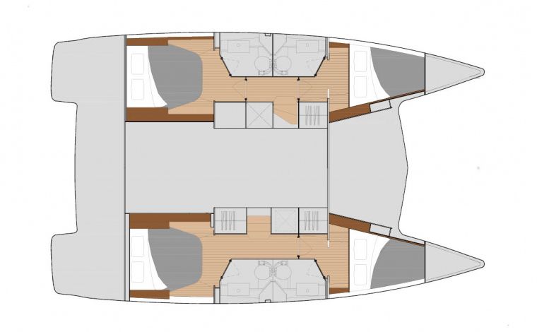 Photo #3 - Fountaine Pajot Lucia 40 - 4 cab. (E.S. II) in Lefkada - 29940