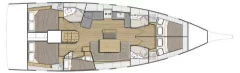 Oceanis 46.1 (Rebekka Blue)  - 1