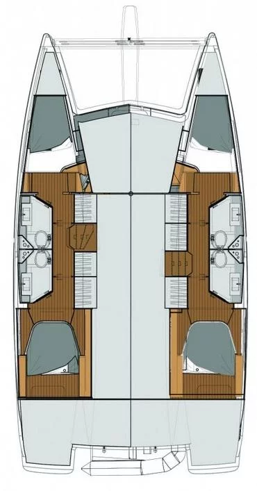 Fountaine Pajot Lucia 40 - 4 cab. (Why Not)  - 2
