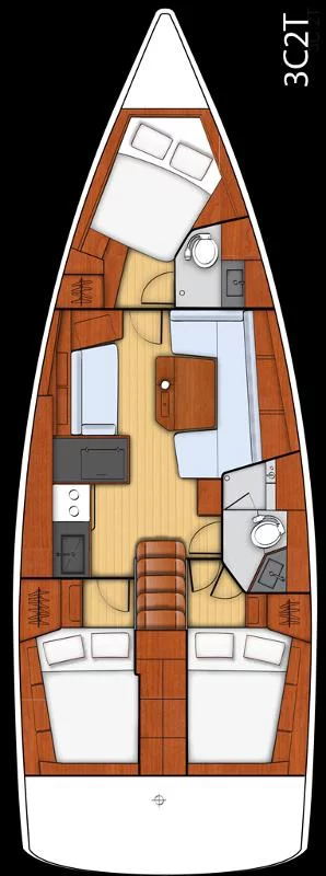 Oceanis 41.1 (Dream Course)  - 1