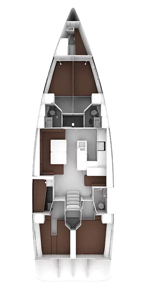 Bavaria Cruiser 56 - 5 + 1 cab. (El Karinjo)  - 1