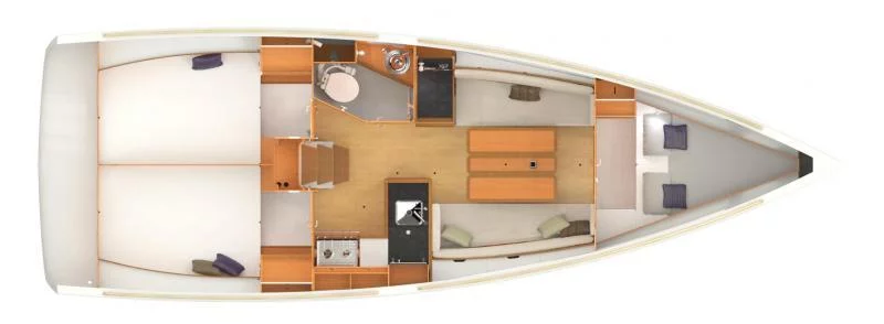 Sun Odyssey 349 (Cherie Bibi)  - 1
