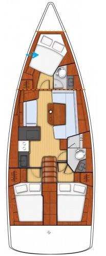 Photo #4 - OCEANIS 41.1 (3 CAB) (OSCAR I) in Le Marin - 26134