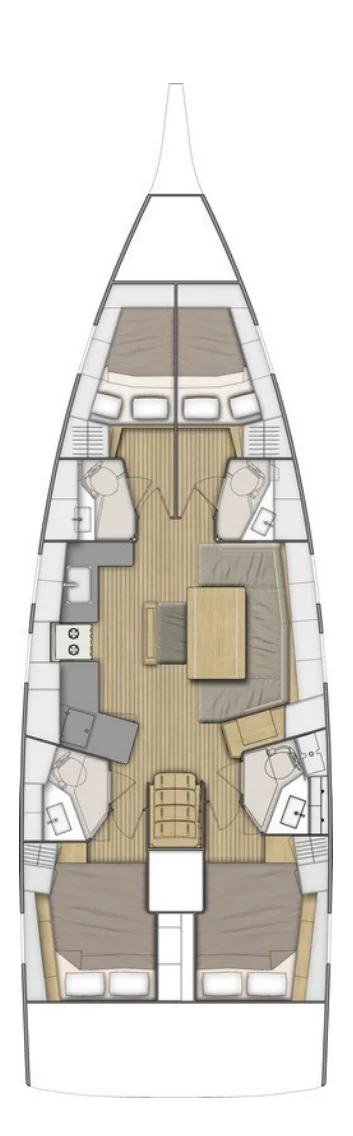 Oceanis 46.1 - 4 cab. (Andiamo)  - 1