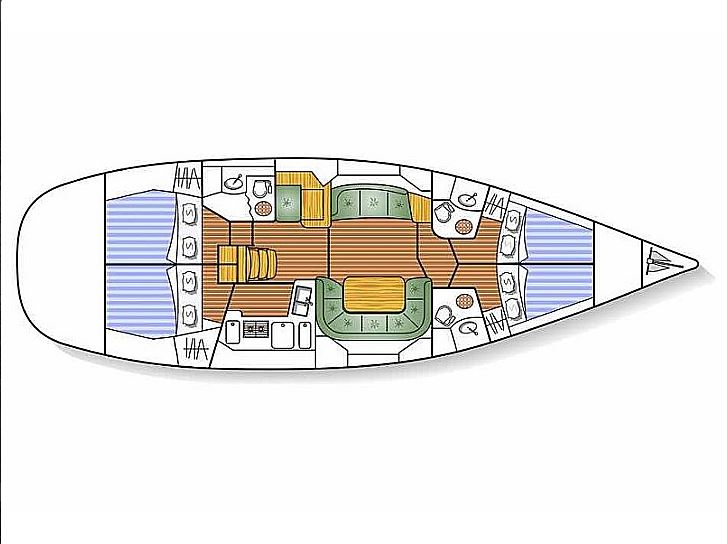 Photo #2 - Sun Odyssey 49 DS (Idrea) in Lavrion - 30846