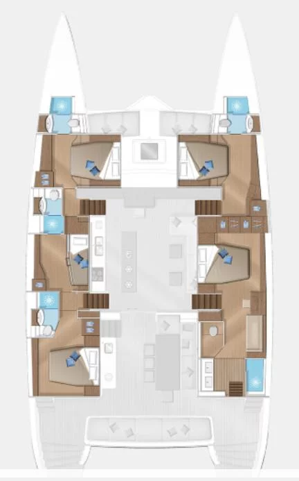 Lagoon 620 - 5 cab. (Atlantis)  - 1