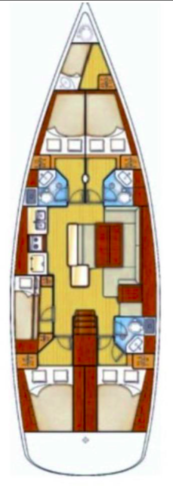 Photo #2 - Oceanis 50 Family - 5 + 1 cab. (Free Spirit) en Volos - 30899