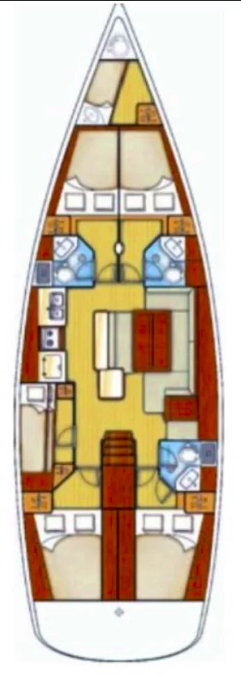 Oceanis 50 Family - 5 + 1 cab. (Free Spirit)  - 1