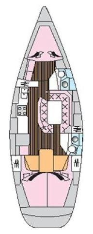 Photo #2 - Sun Odyssey 42.2 Exclusive - 3 cab. (Palmizana) in Trogir - 31062