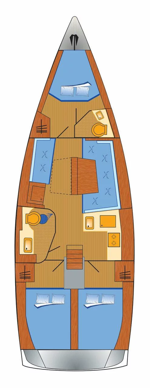 Hanse 418 - 3 cab. (Laysan)  - 1