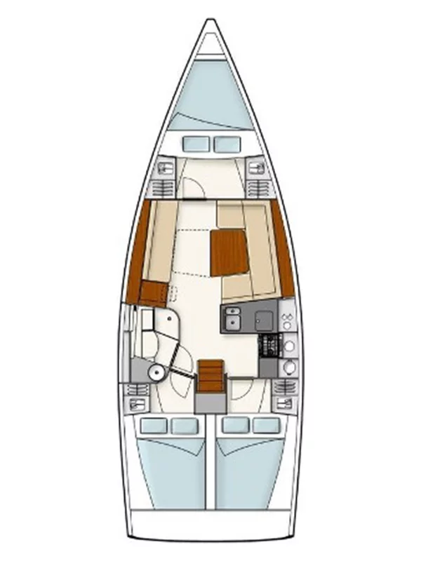 Hanse 385 (Ariel)  - 1