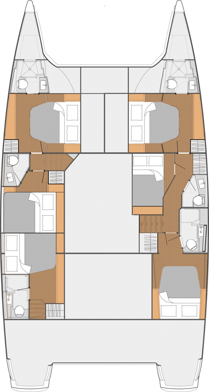 Photo #2 - Fountaine Pajot Saba 50 - 6 + 1 cab. (Royal Cracow) in Trogir - 31705