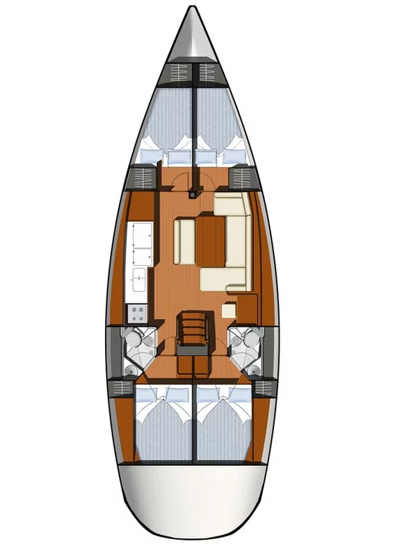 Sun Odyssey 44i (Flora Mirabilis)  - 1