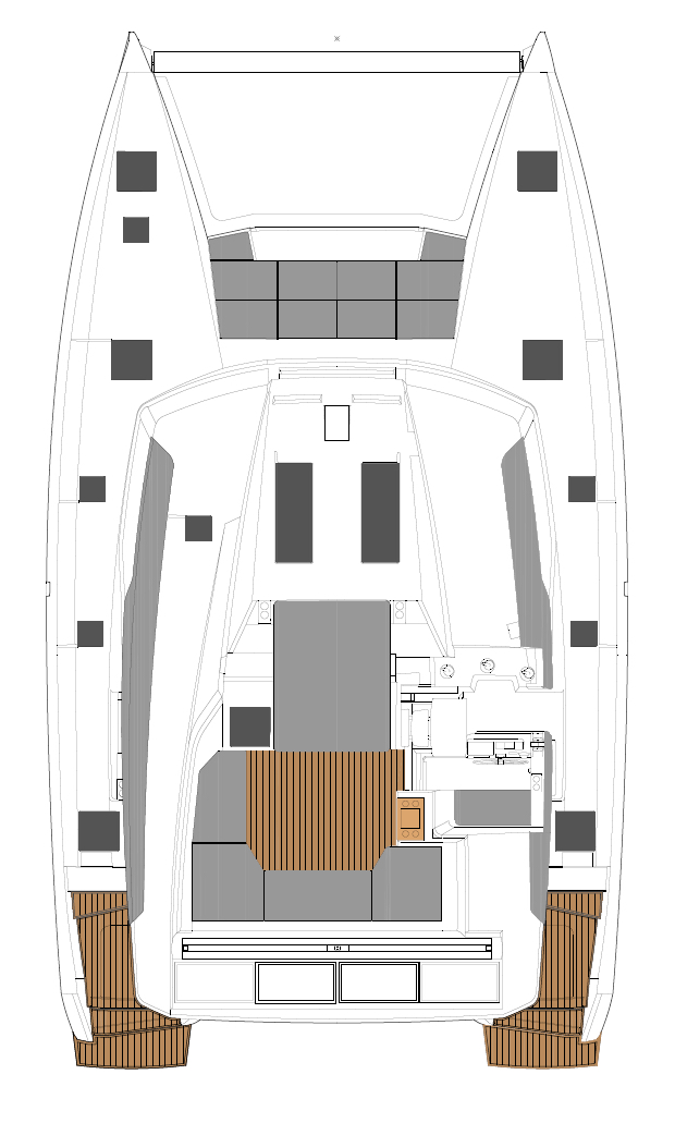 Photo #2 - Fountaine Pajot Elba 45 - 4 + 2 cab. (Lazuli) in Atene - 31758