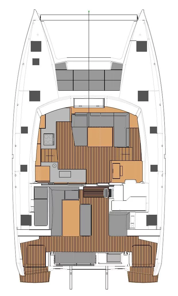 Fountaine Pajot Elba 45 - 4 + 2 cab. (Lazuli)  - 3