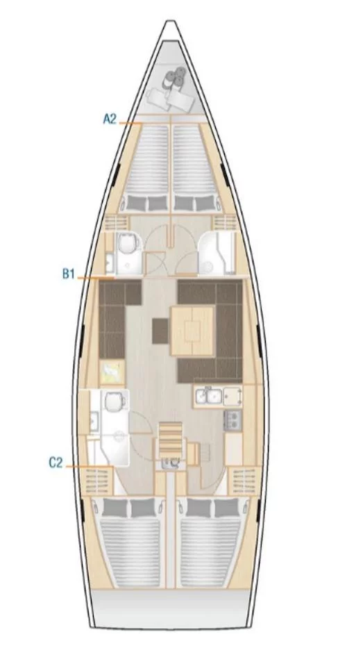 Hanse 458 (Chianti)  - 1