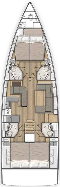 Oceanis 51.1 (Nireas)  - 1