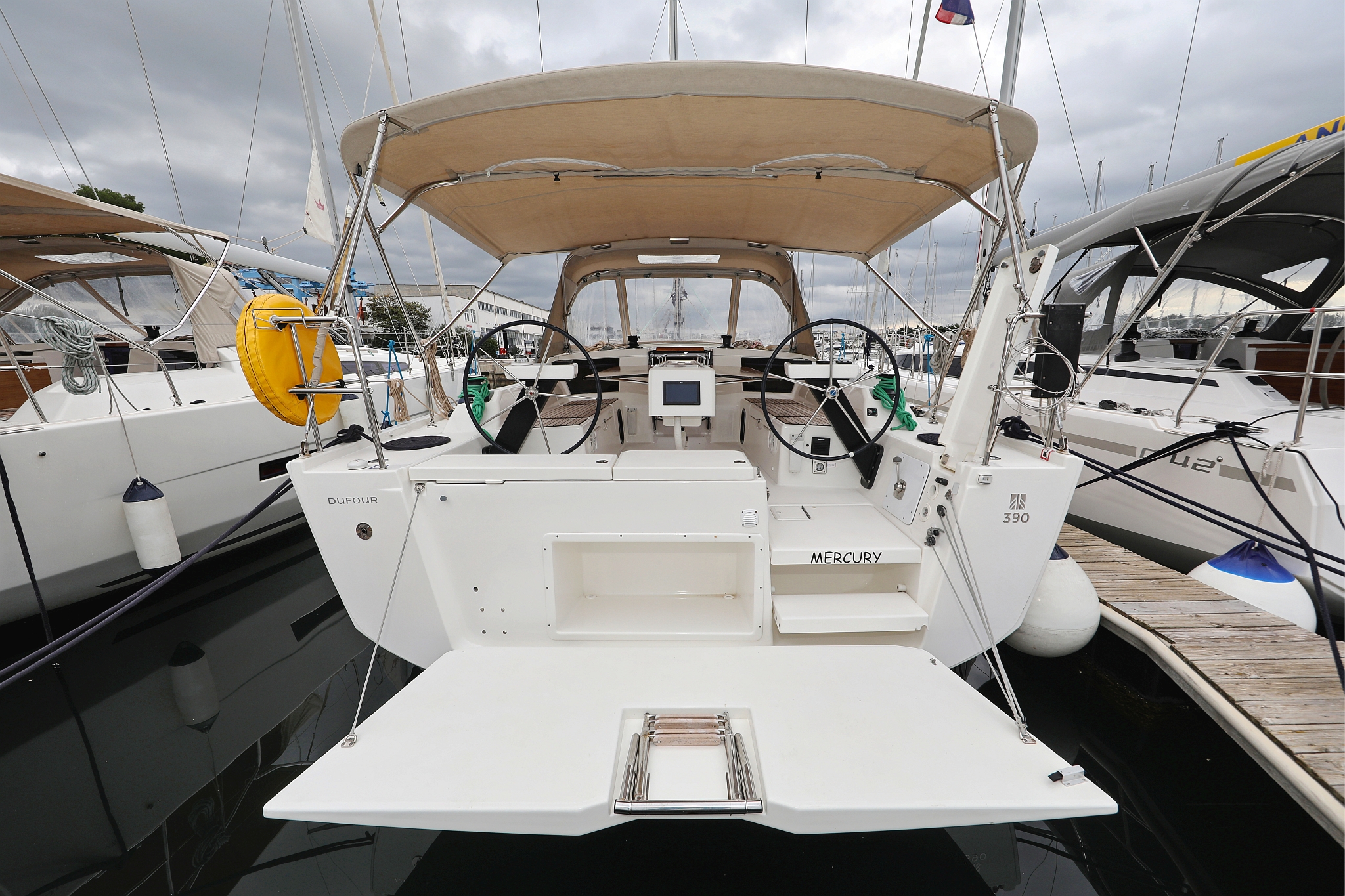 Photo #16 - Dufour 390 GL (Mercury) in Trogir - 32119