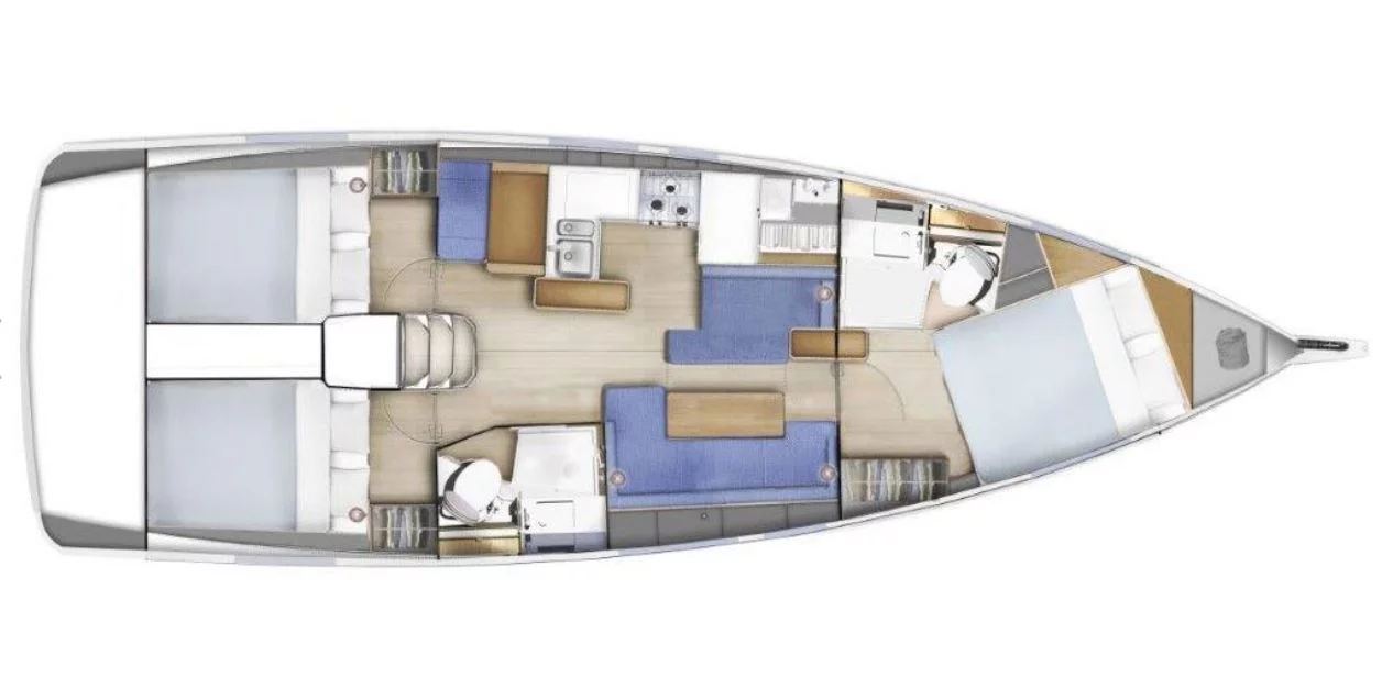 Sun Odyssey 410 - 3 cab. (Nami)  - 17