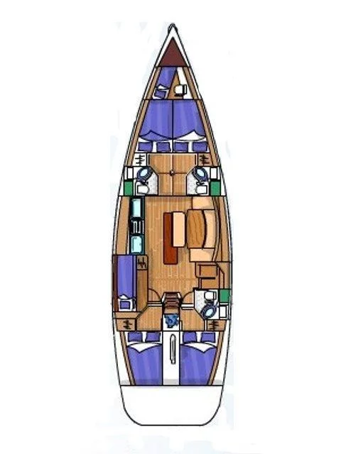 Cyclades 50.5 - 5 + 1 cab. (Papalina)  - 26
