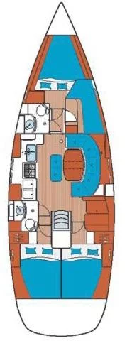 Oceanis Clipper 411 - 4 cab. (Hypo)  - 1