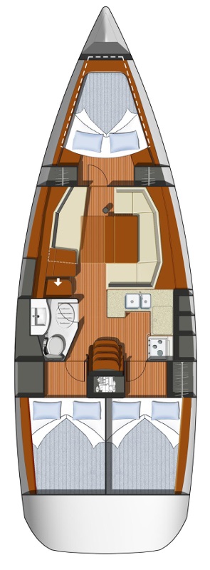 Photo #2 - Sun Odyssey 37 (Sipica) in Murter - 32366