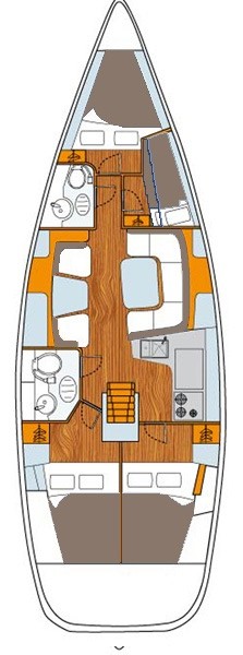 Photo #2 - Sun Odyssey 43 DS (Gabriela 2) in Murter - 32371
