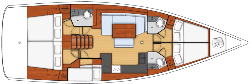 Photo #2 - Oceanis 48 - 5 cab. (Anthea) en Scarlino - 32386