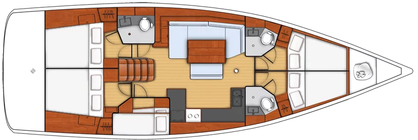 Oceanis 48 - 5 cab. (Anthea)  - 1