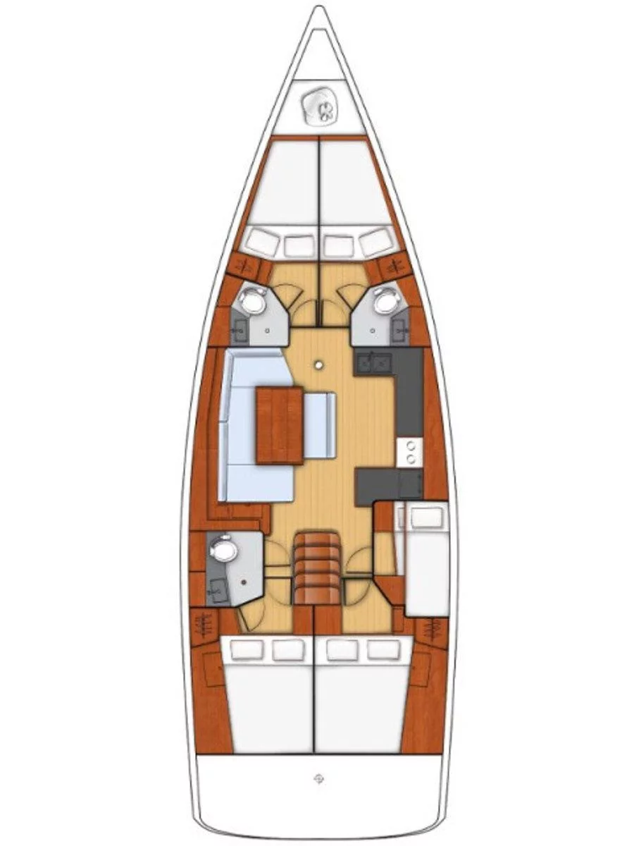 Oceanis 48 - 5 cab. (Mars Planet)  - 1