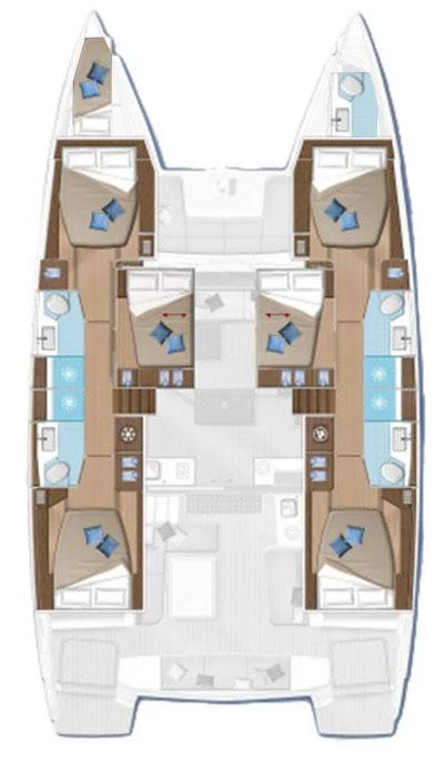 Lagoon 50 - 6 + 1 cab. (Badi)  - 1