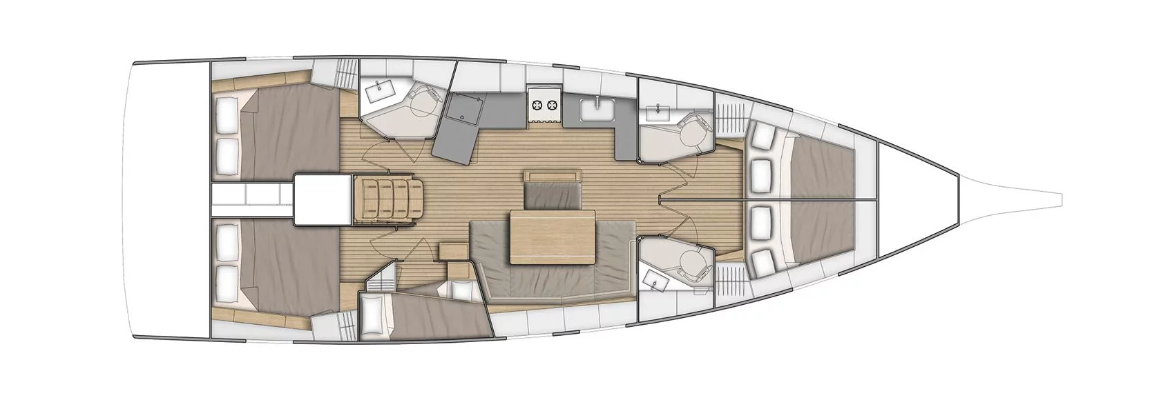 Oceanis 46.1 (Paradisea)  - 10
