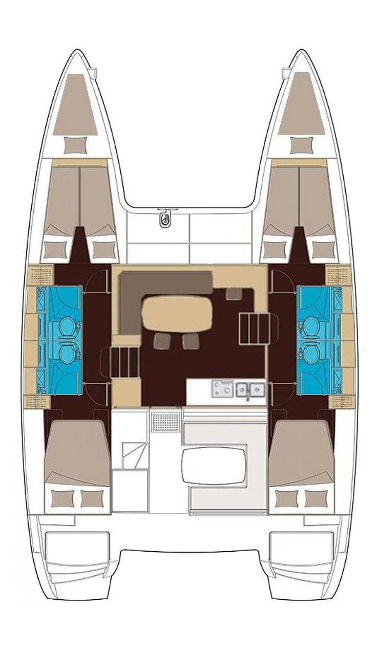Lagoon 400 - 4 + 2 cab. (Jazz Point)  - 1