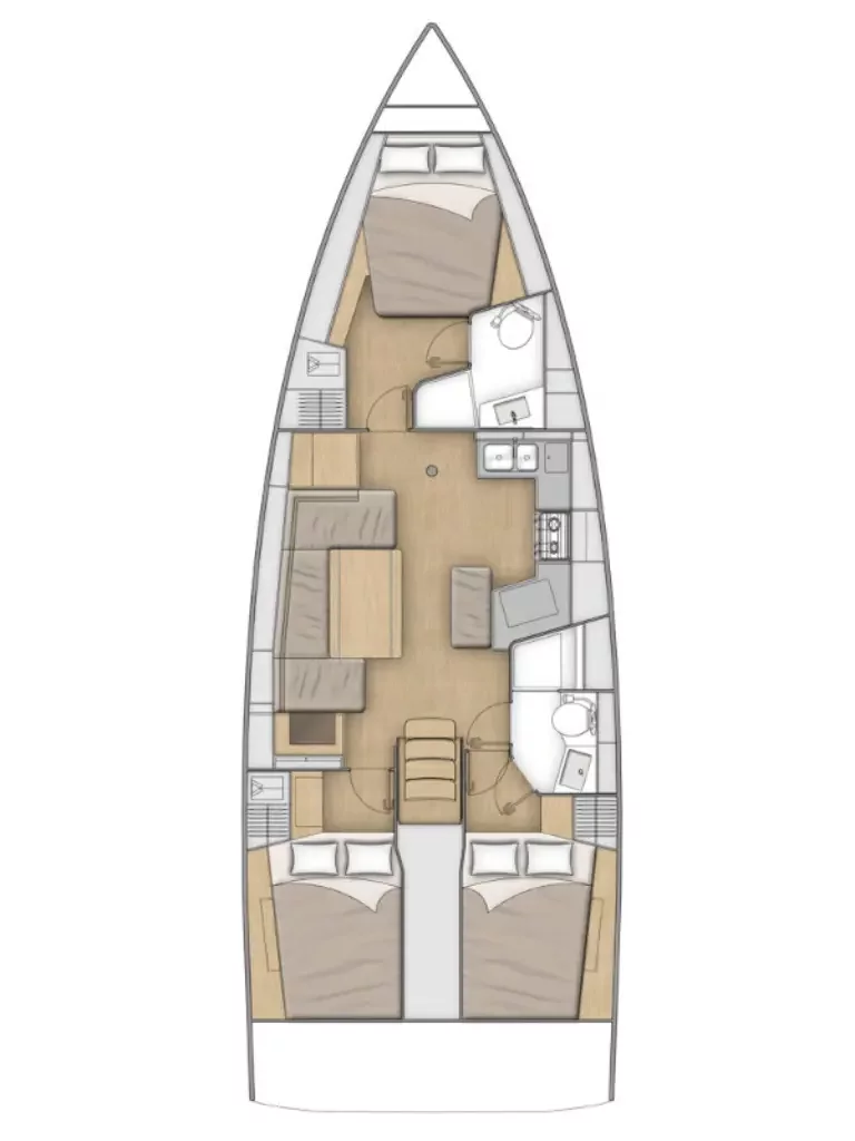 Oceanis 40.1 - 3 cab. (Eylin)  - 1