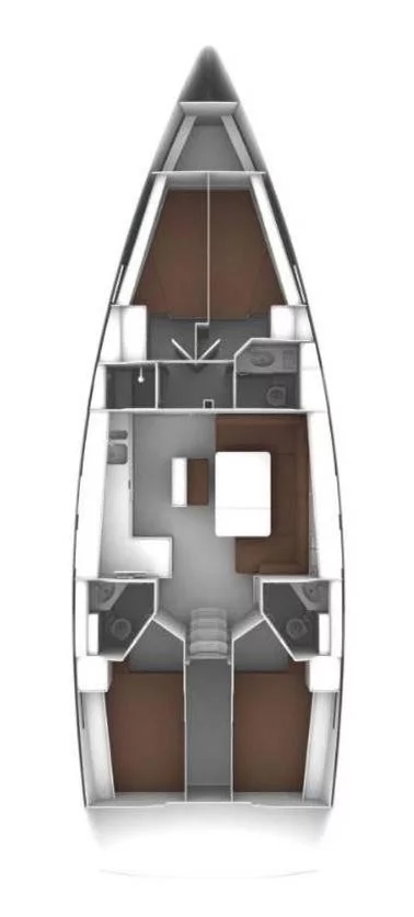 Bavaria Cruiser 46 - 4 cab. (Lučija)  - 1