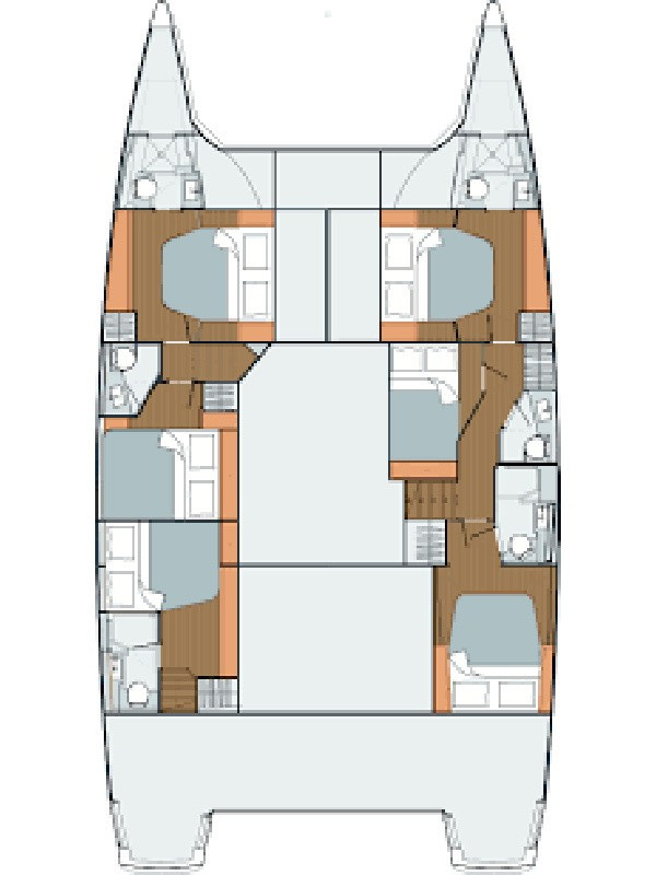 Photo #2 - Fountaine Pajot Saba 50 - 6 + 1 cab. (Feeling Free) in Trogir - 32762