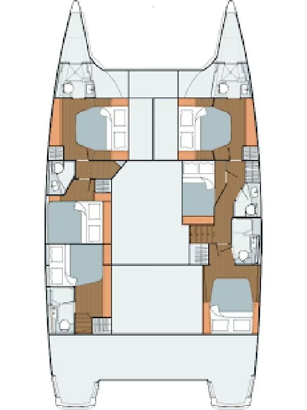 Fountaine Pajot Saba 50 - 6 + 1 cab. (Feeling Free)  - 1