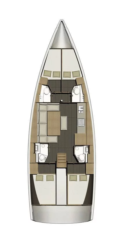 Dufour 460 GL (Santa Rosa)  - 1