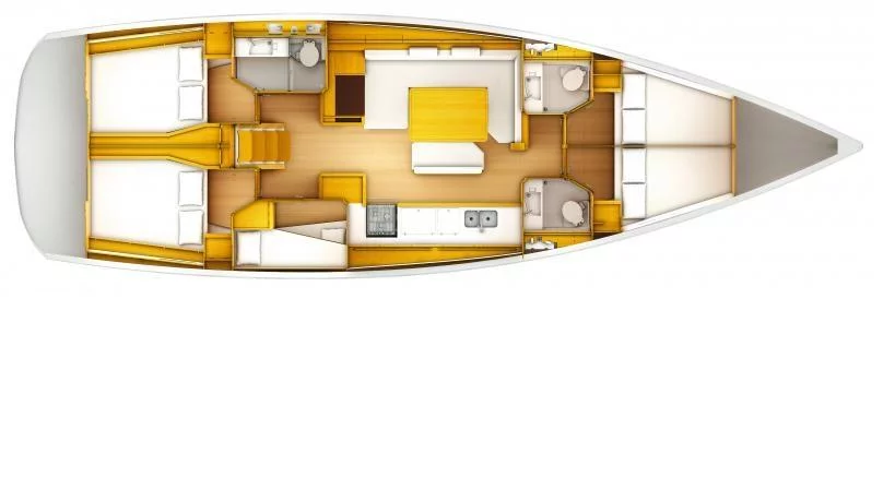 Sun Odyssey 519 - 5 cab. (Bianca)  - 1